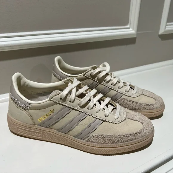 adidas Handball Spezial Cream White Beige (Women's 7) - Picture 1 of 9